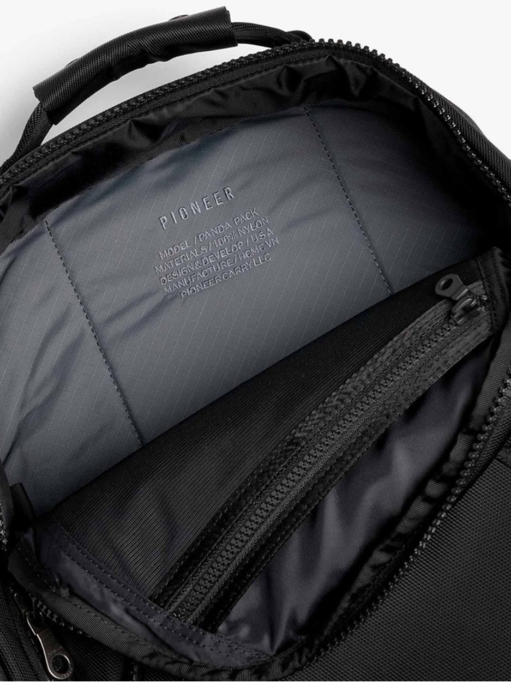 Pioneer Black Men's Travel Backpack NEW with tags - Picture 7 of 14